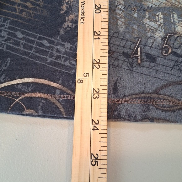 CJ Banks Plus Size X Embellished Graphic Top Bicycle Roses Rhinestones USA Made - Picture 12 of 12